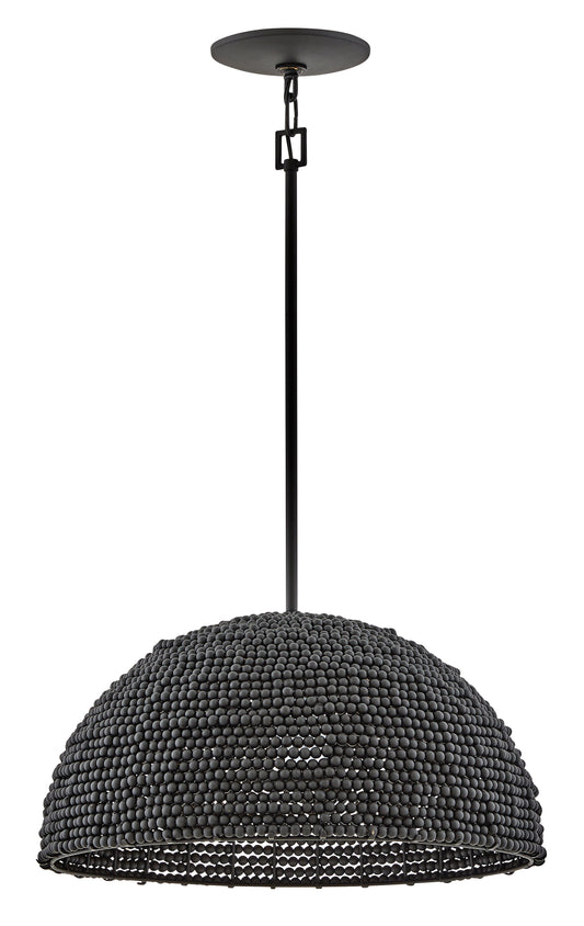Dalia Large Pendant In Black Finish