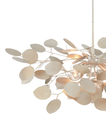 Lunaria Small Silver Chandelier