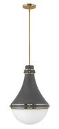 Oliver Medium Pendant In Gray Finish