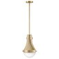 Oliver Small Pendant In Light Brass Finish