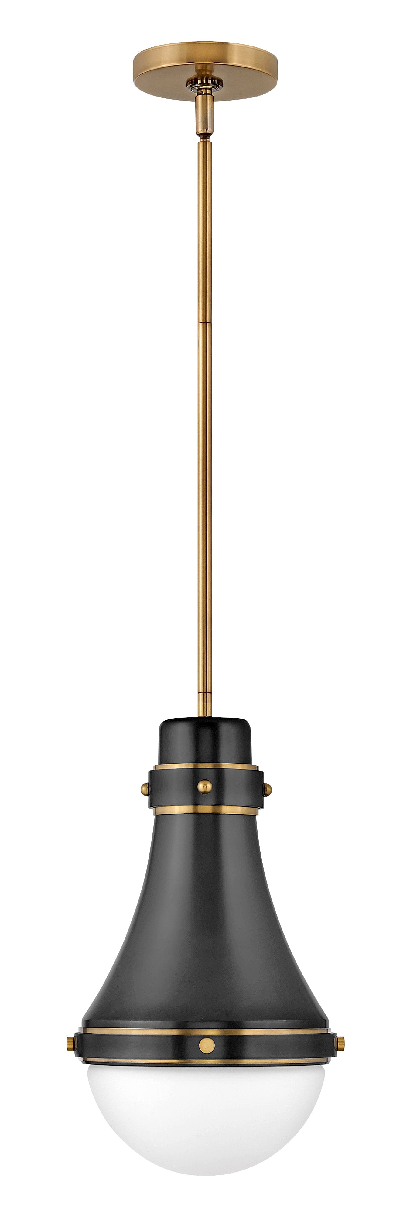 Oliver Small Pendant In Black Finish