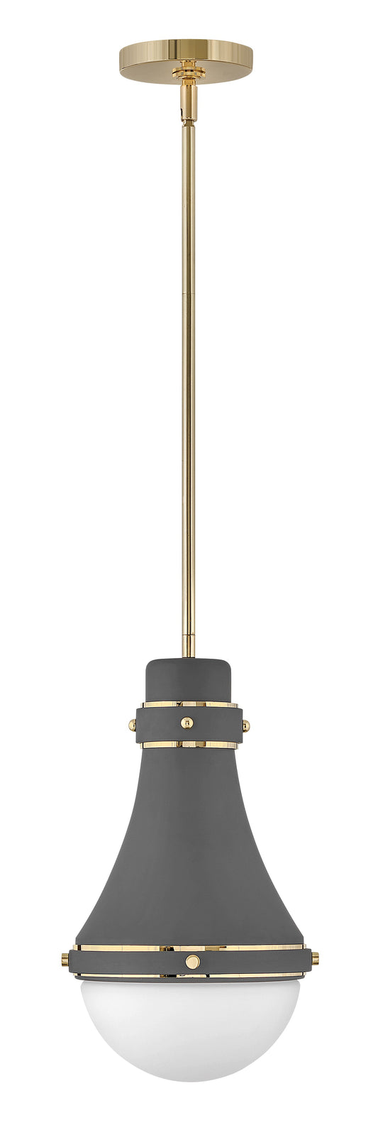 Oliver Small Pendant In Gray Finish
