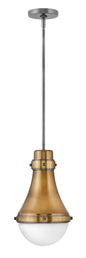 Oliver Small Pendant In Light Brass Finish