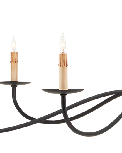 Saxon Large Black Chandelier