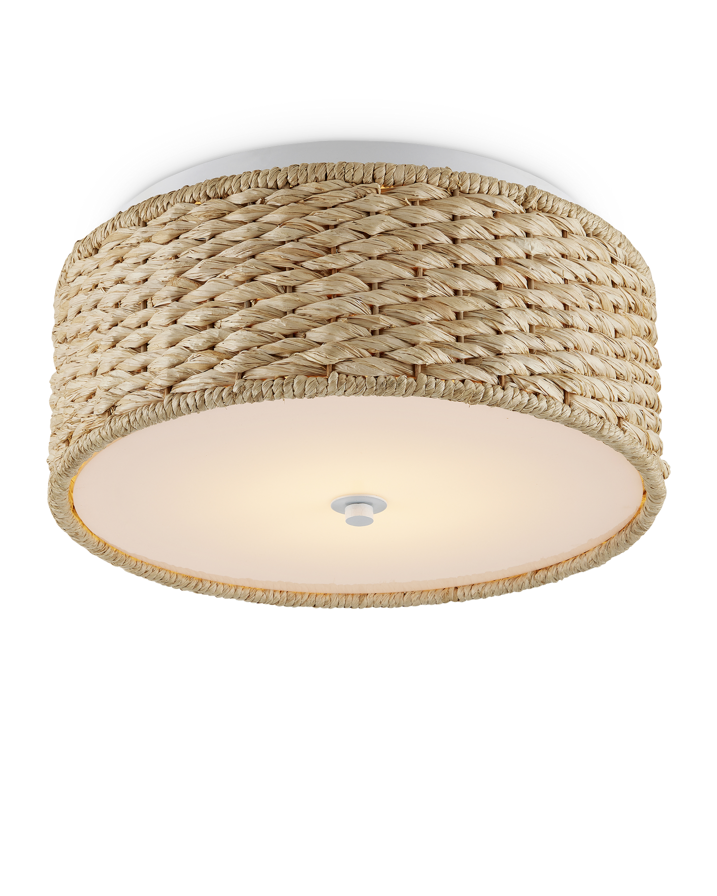 Colchester Raffia Flush Mount