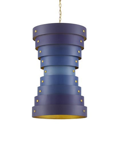 Graduation Small Blue Chandelier