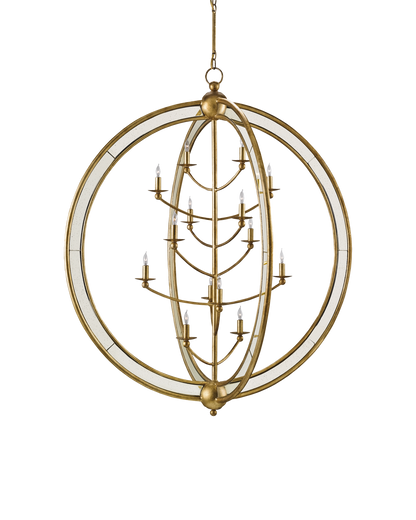 Aphrodite Gold Orb Chandelier