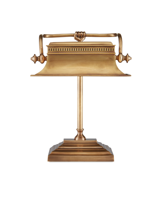 Malvasia Brass Desk Lamp