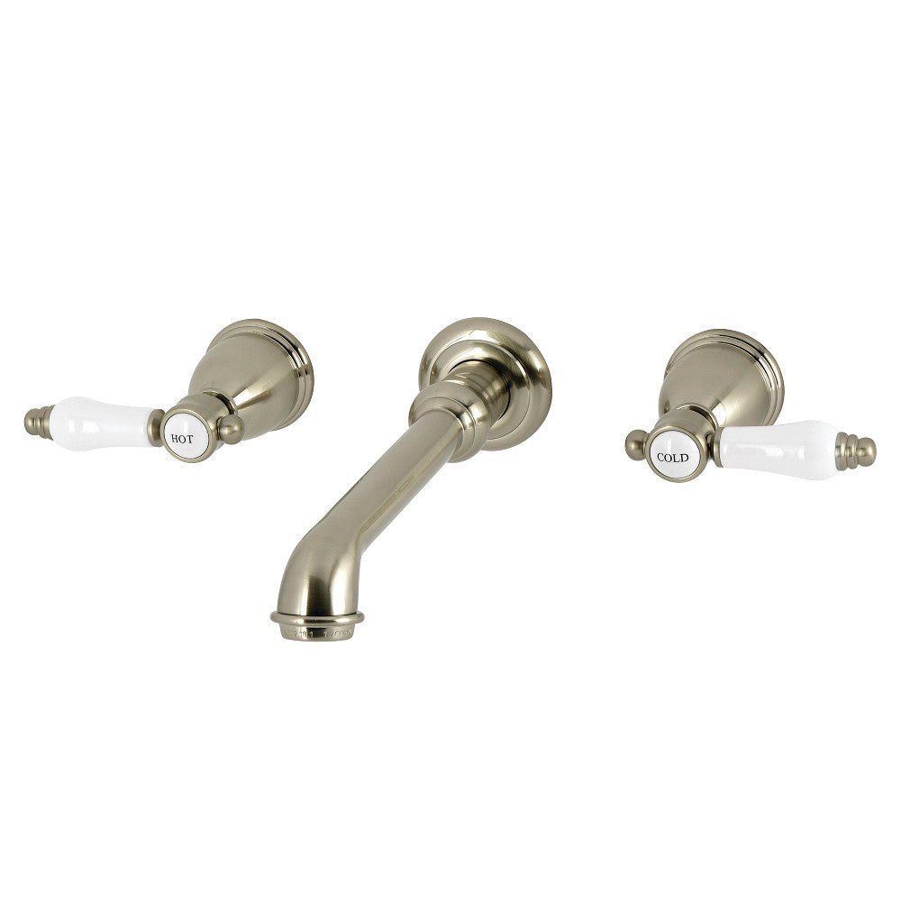 Bel-Air Wall-Mount Bathroom Faucet in Brushed Nickel