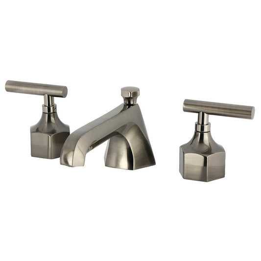 Widespread Bathroom Faucet in Black Stainless