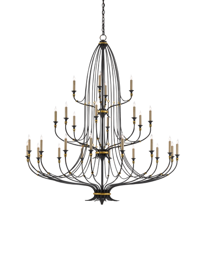 Folgate Grande Black Chandelier