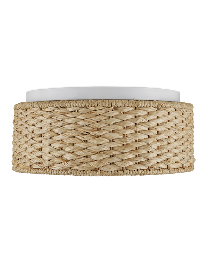 Colchester Raffia Flush Mount