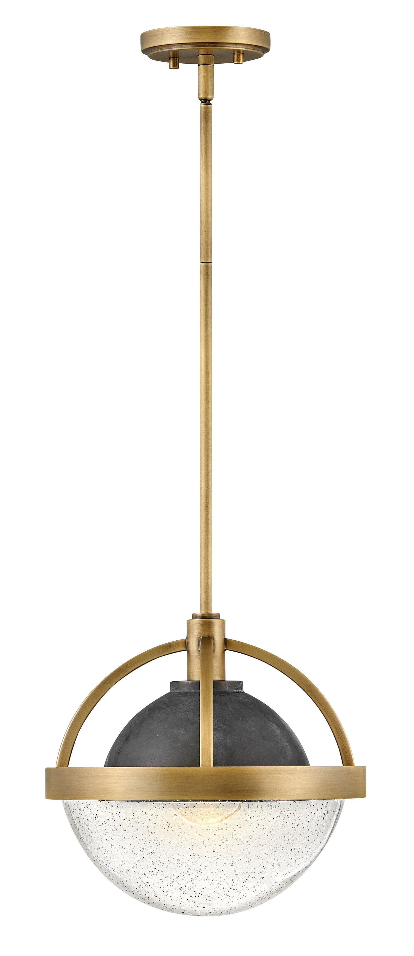 Watson Medium Pendant In Light Brass Finish