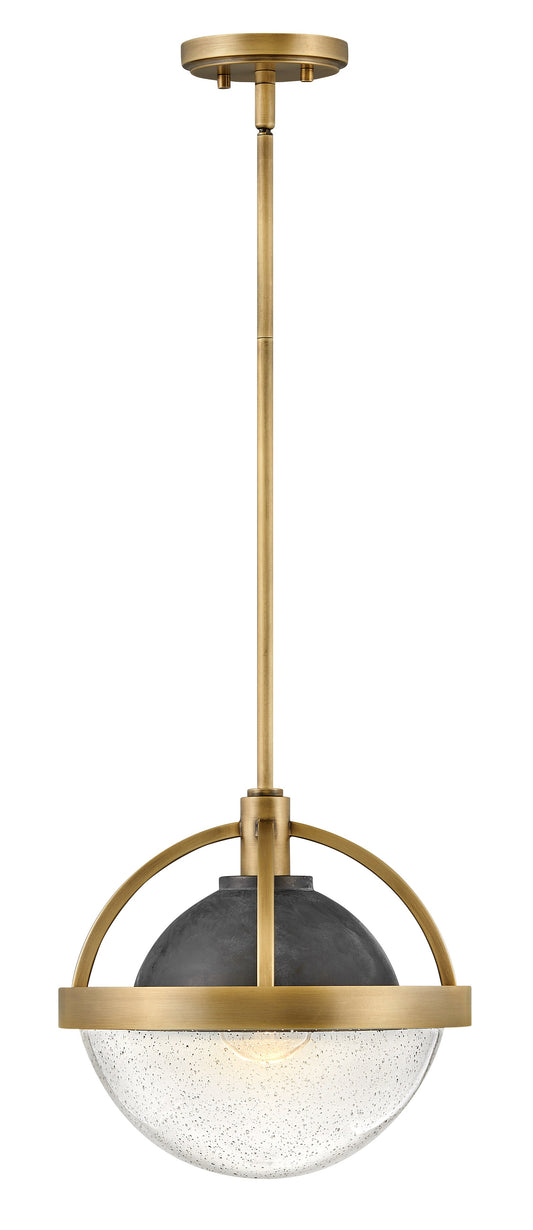 Watson Medium Pendant In Light Brass Finish