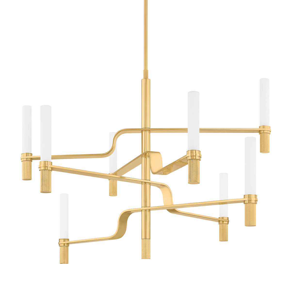 ALLENTOWN Chandelier with Aged Brass Finish
