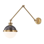 Latham Wall Sconce with Aged/antique Distressed Bronze Finish