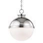 Latham Pendant with Polished Nickel Finish