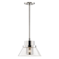 Paoli Pendant with Polished Nickel Finish