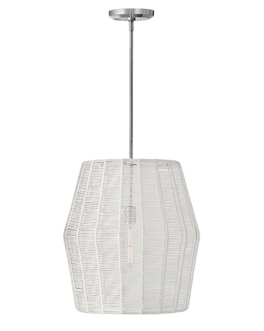 Luca Large Convertible Pendant In Chrome Finish
