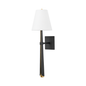 Esmeralda Wall Sconce In VINTAGE GOLD LEAF/TEXTURED BLACK Finish