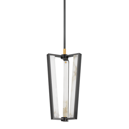 EDGEMERE PENDANT with AGED BRASS/DISTRESSED BRONZE Finish
