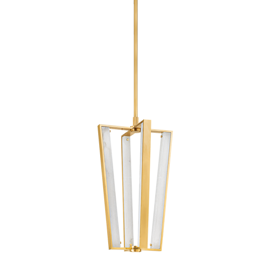 EDGEMERE PENDANT with AGED BRASS Finish