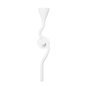 Anastasia Wall Sconce In GESSO WHITE Finish