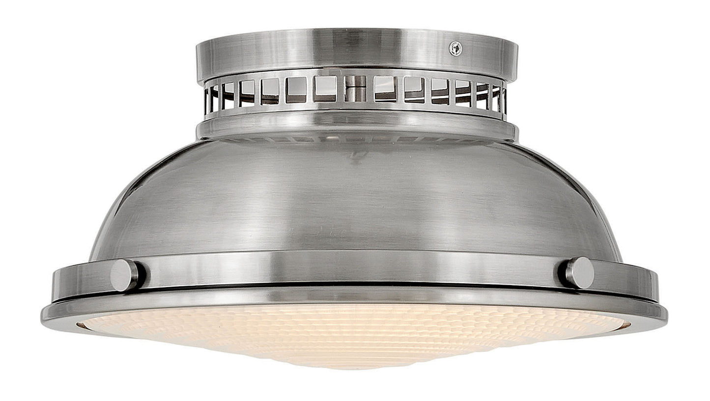 Emery Small Flush Mount In Brushed Nickel Finish