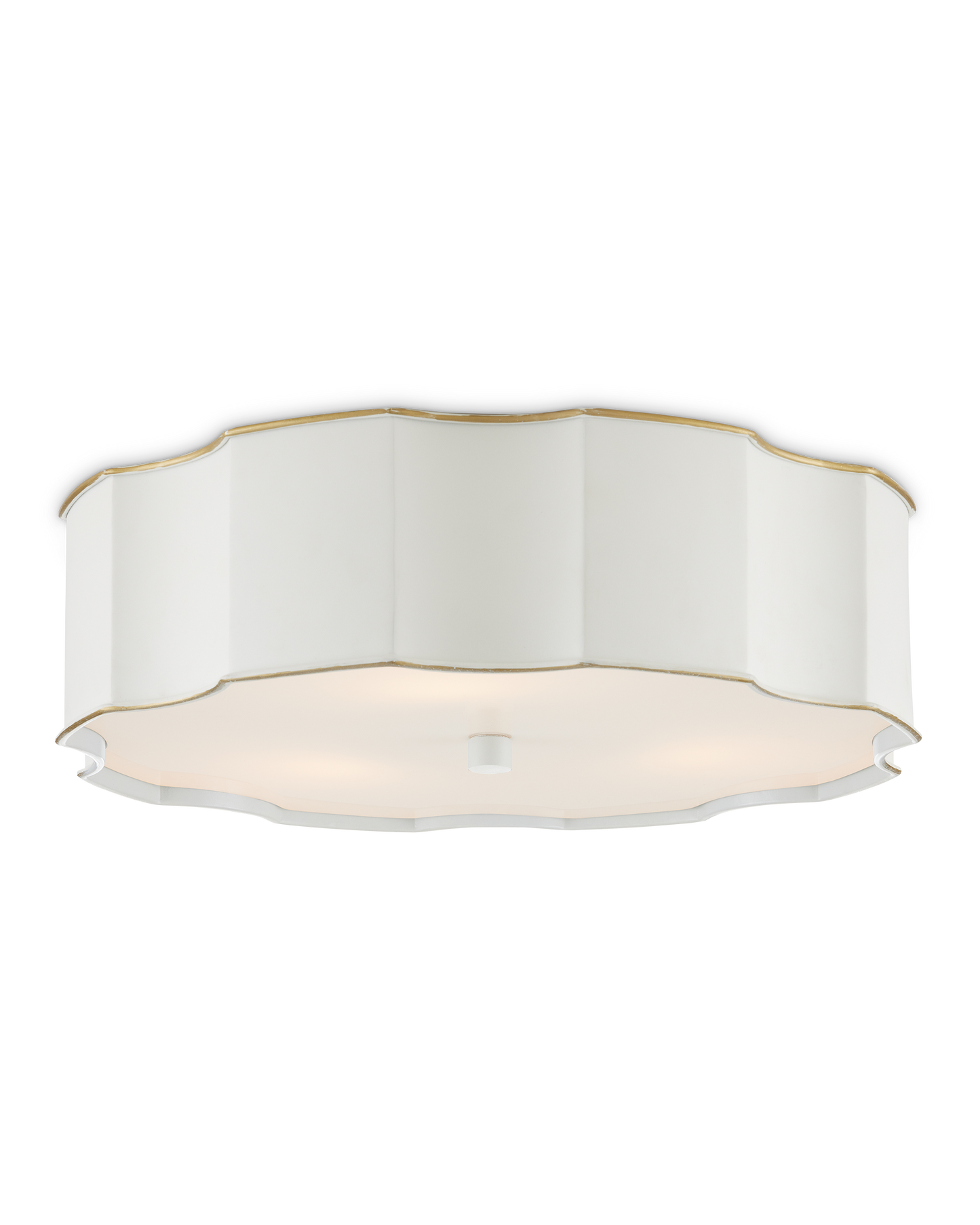Wexford White Flush Mount