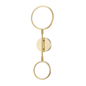 Saturn Wall Sconce with Aged Brass Finish