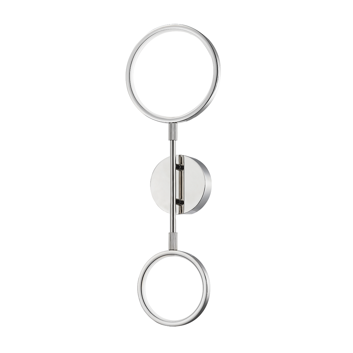 Saturn Wall Sconce with Polished Nickel Finish