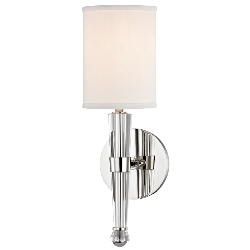 Volta Wall Sconce with Polished Nickel Finish