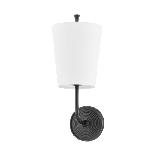 GLADSTONE Wall Sconce with Distressed Bronze Finish