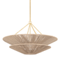 Tropea Chandelier In Gold Leaf Finish
