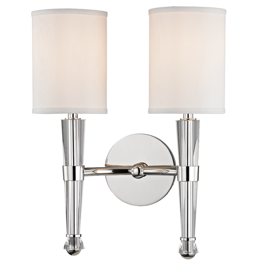 Volta Wall Sconce with Polished Nickel Finish