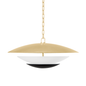 Adara Chandelier In VINTAGE GOLD LEAF AND SOFT BLACK Finish