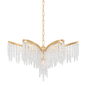 Pandora Chandelier In Gold Leaf Finish