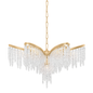 Pandora Chandelier In Gold Leaf Finish