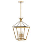 Palma Large Pendant In Light Brass Finish