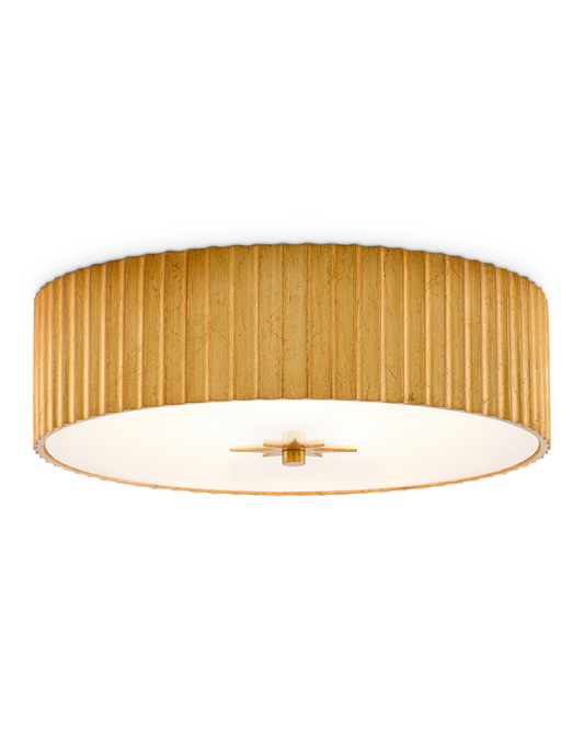 Caravel Gold Flush Mount