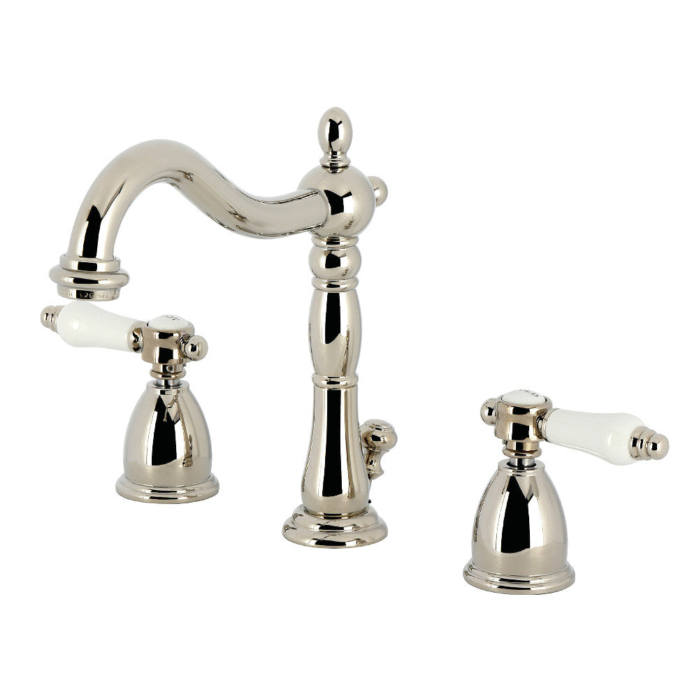 Bel-Air Widespread Bathroom Faucet in Polished Nickel
