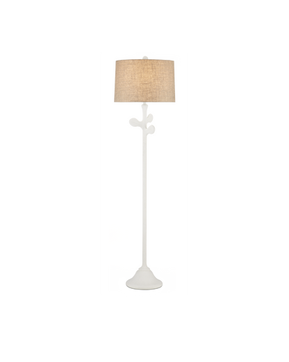 Charny White Floor Lamp
