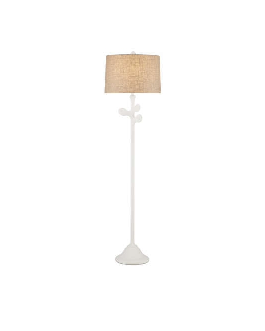 Charny White Floor Lamp