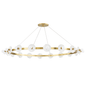 Austen Chandelier with Aged Brass Finish