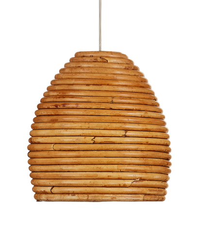Beehive 3-Light Round Multi-Drop Pendant