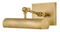 Stokes Small Adjustable Accent Light In Light Brass Finish