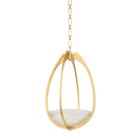 Lloyd Pendant with Aged Brass Finish