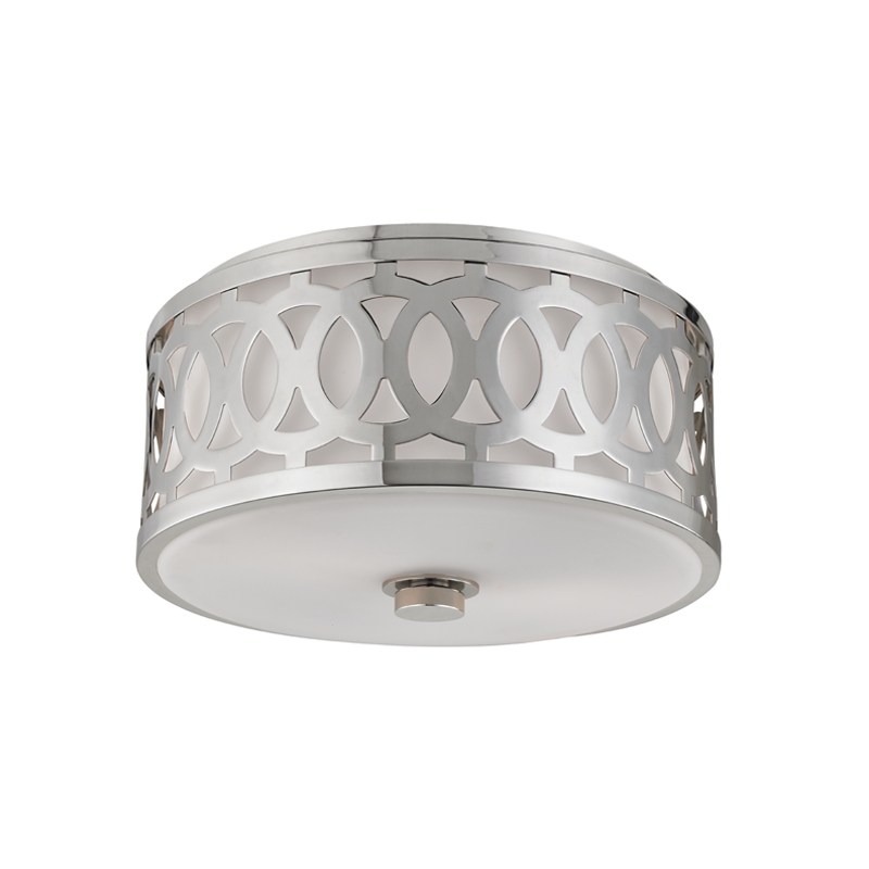 Genesee Flush Mount with Polished Nickel Finish
