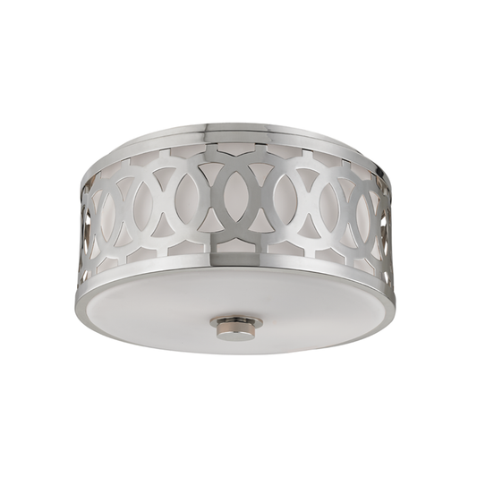 Genesee Flush Mount with Polished Nickel Finish
