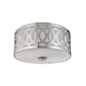 Genesee Flush Mount with Polished Nickel Finish